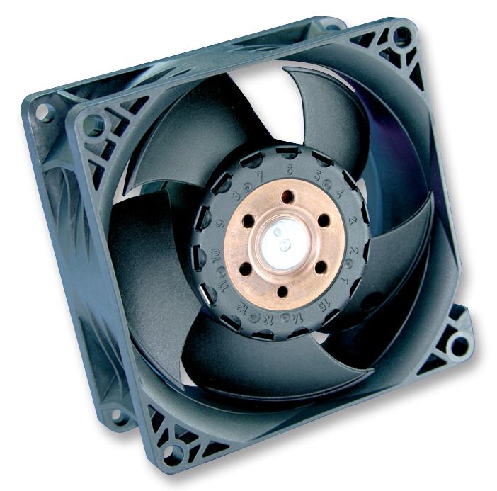 ebm-papst 8212Jn Fan, Axial, 80X80X38mm, 12Vdc