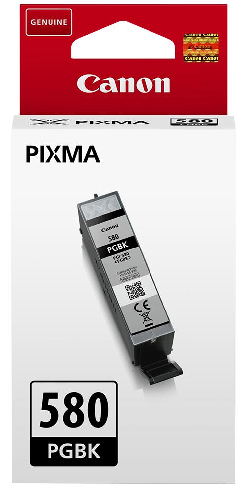 Canon 2078C001 Ink Cartridge, Pgi-580Pgbk, Black