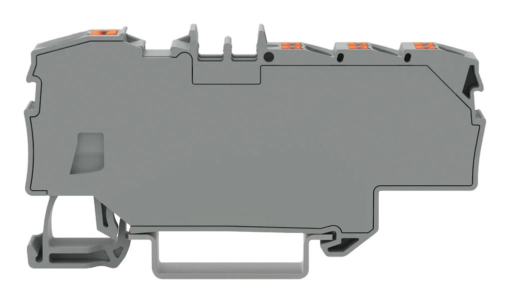 WAGO 2206-8031 Terminal Block, Din Rail, 7Pos, 8Awg