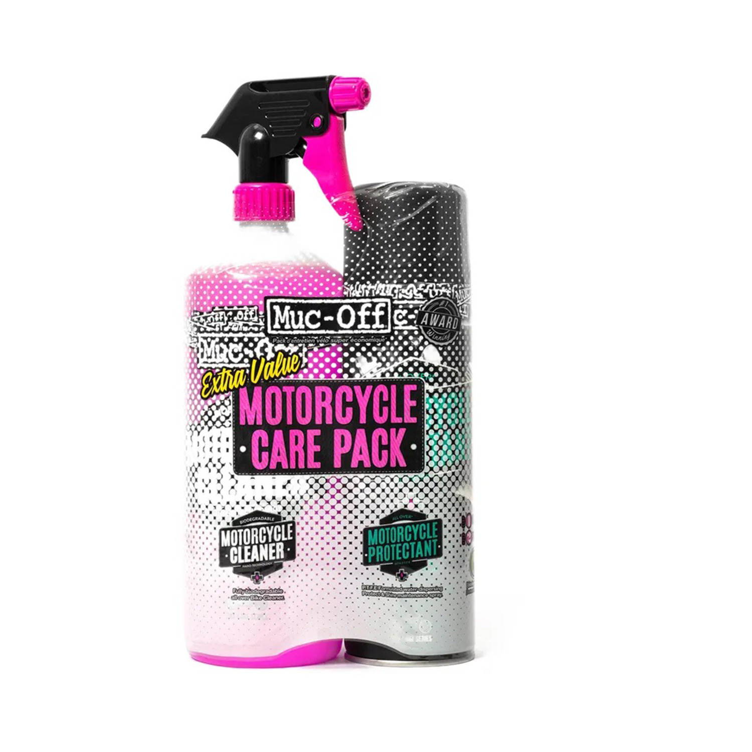 Muc-Off Motorcycle Care Duo Kit Size