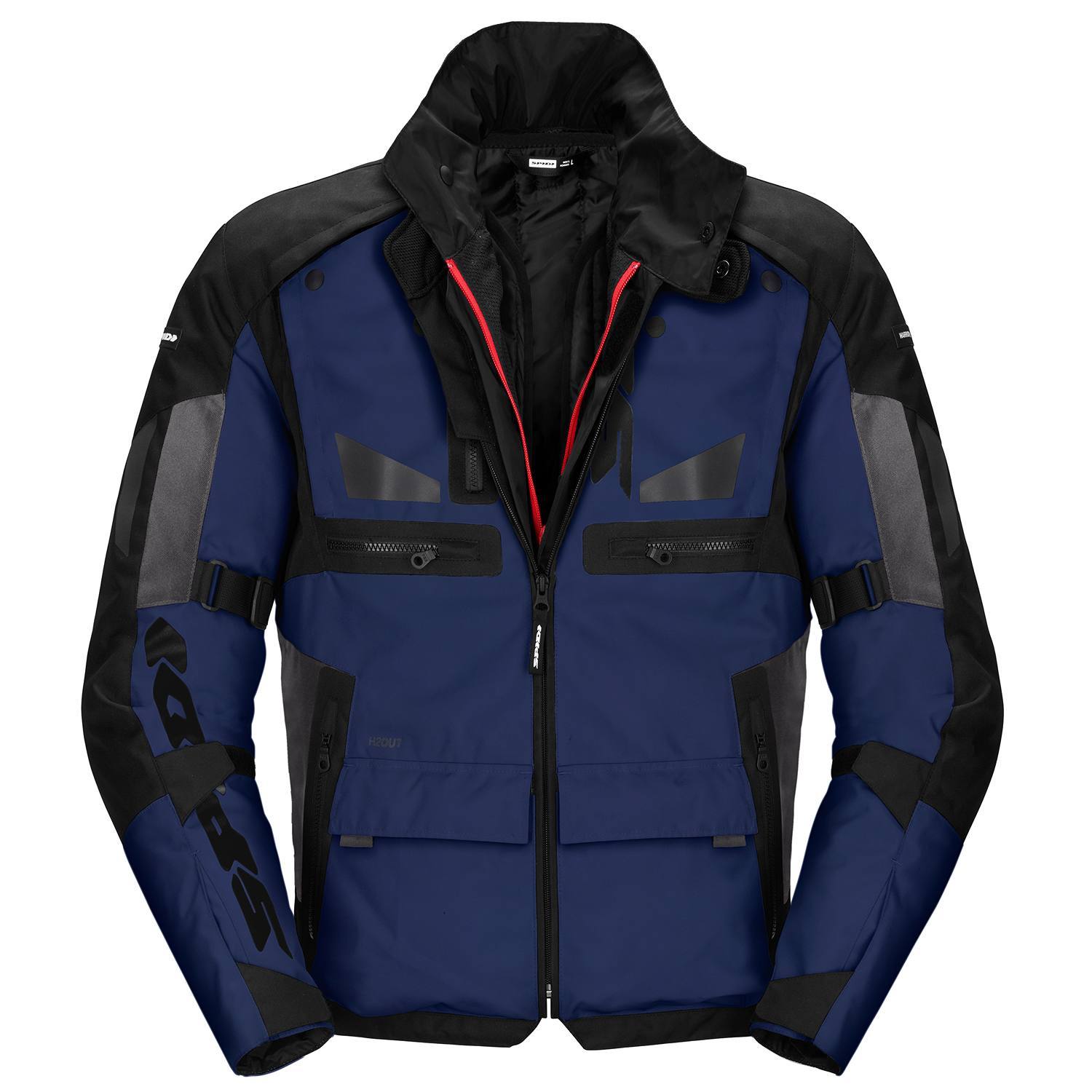 Spidi Crossmaster Jacket Black Blue Size M