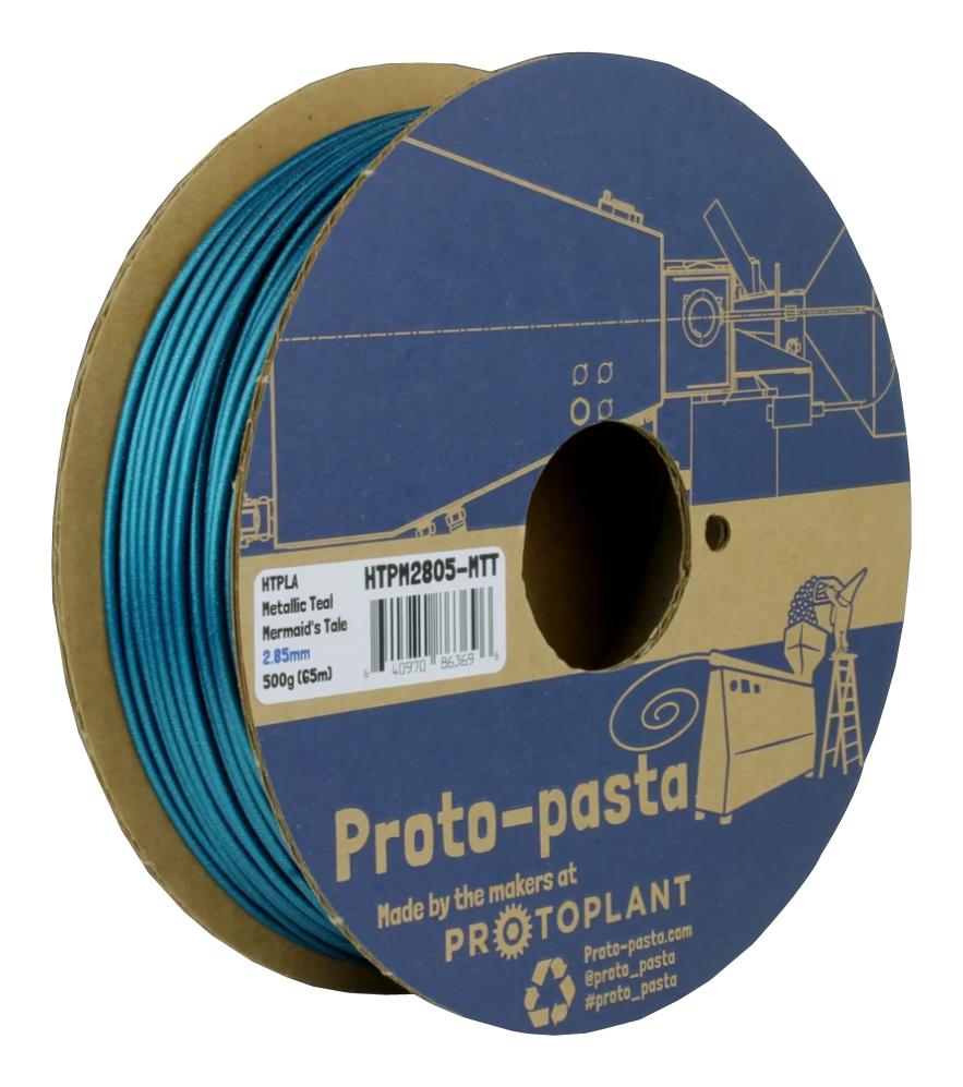 Protopasta Htpm2805-Mtt 3D Filament, 2.85mm, Htpla, Teal, 500G