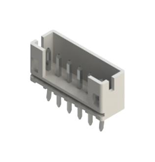 Edac 140-506-415-001. Pin Header Connector, Brass, 6Pos, 1Row, 2mm