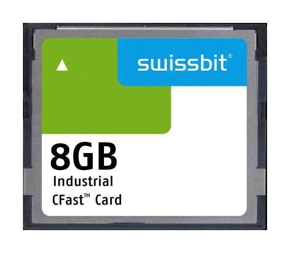 Swissbit Sfca008Gh1Ao1To-I-Db-216-Std Cfast Flash Memory Card, 8Gb
