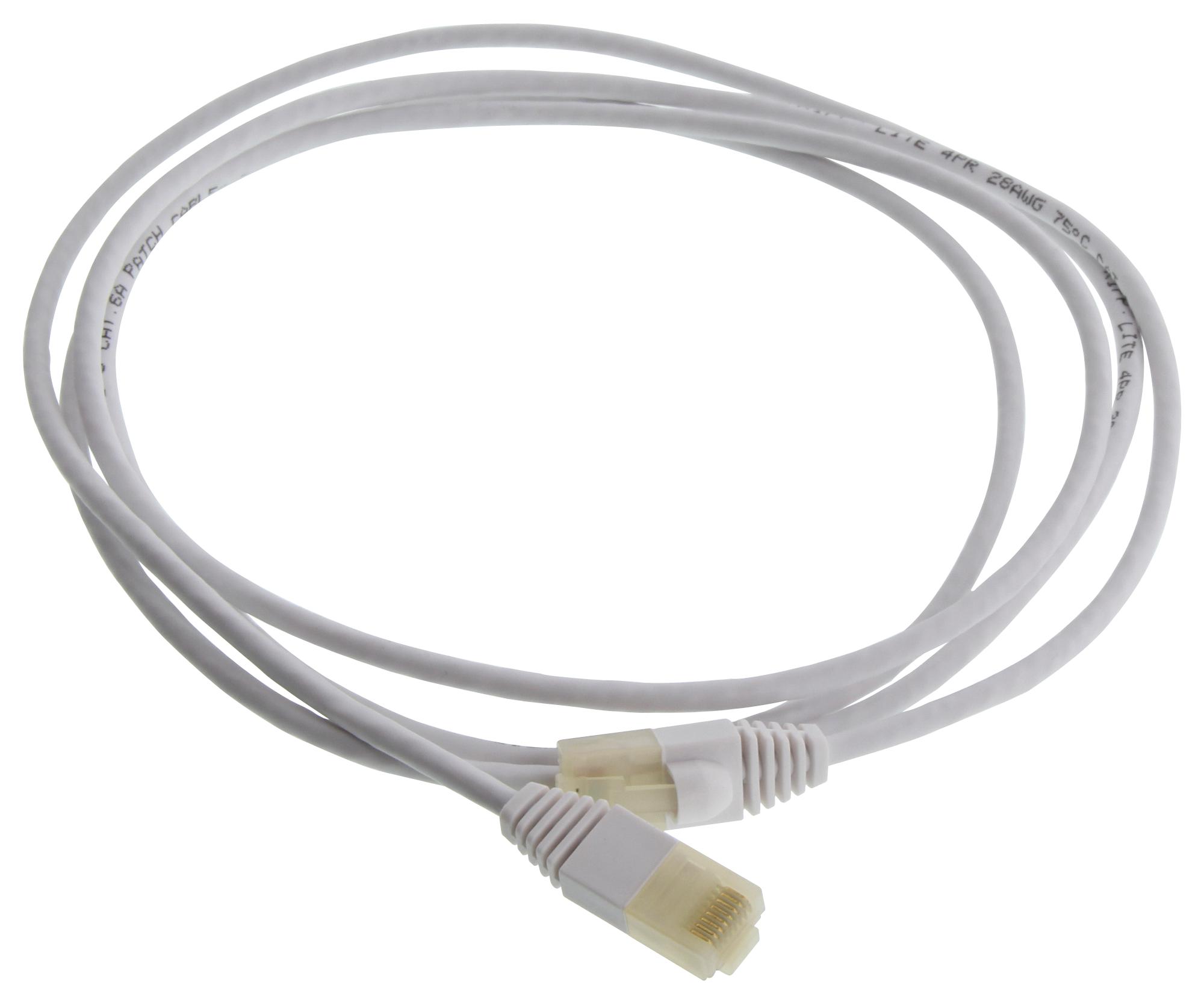 Eaton Tripp Lite N261Ab-S06-Wh Enet Cable, Rj45 Plug-Plug, 6Ft, White