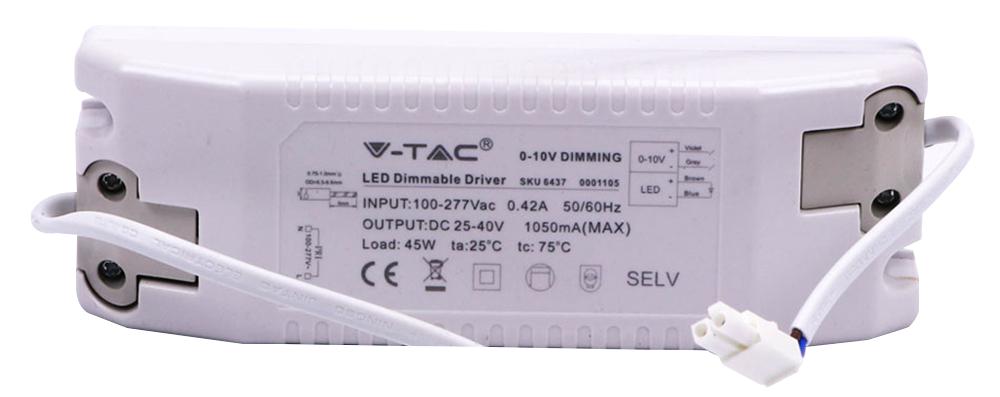 V-Tac 6437 Dimmable Driver For Panel 45W