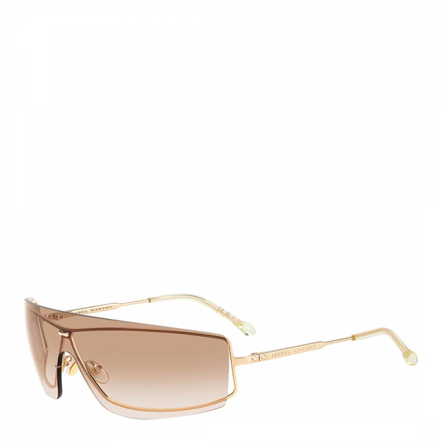 Brown Shaded Mask Sunglasses