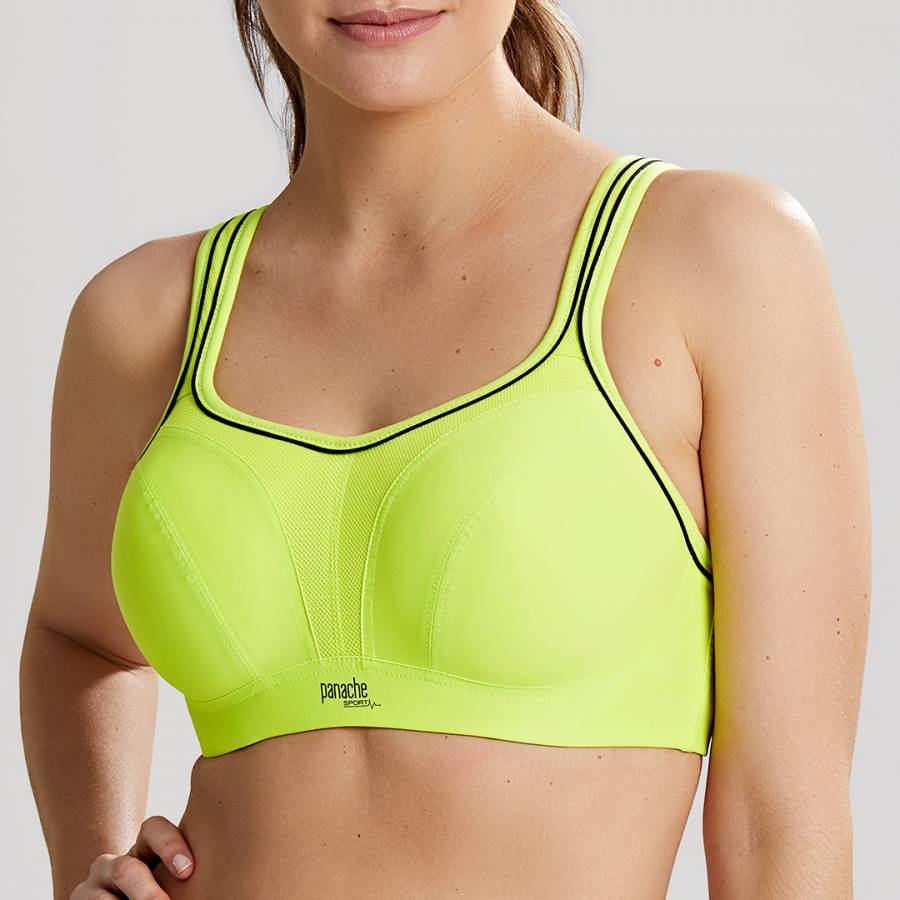 Lime Wired Sports Bra