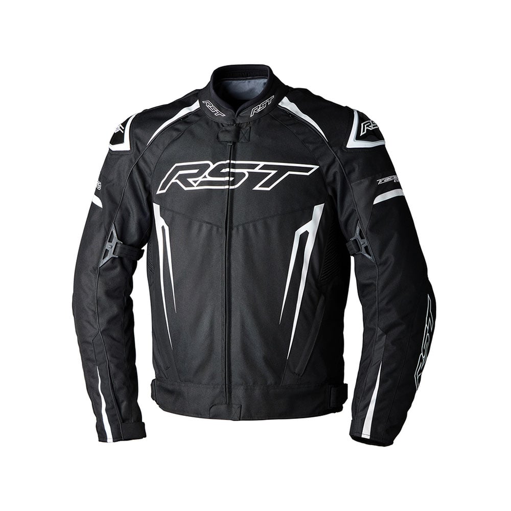 RST Tractech Evo 5 Textile Jacket Black White Black Size 52
