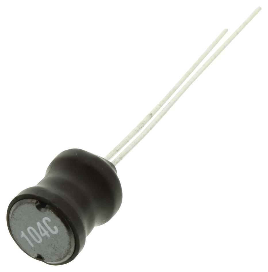 Murata Power Solutions 13R104C. Inductor, 100Uh, 1A, Radial Leaded