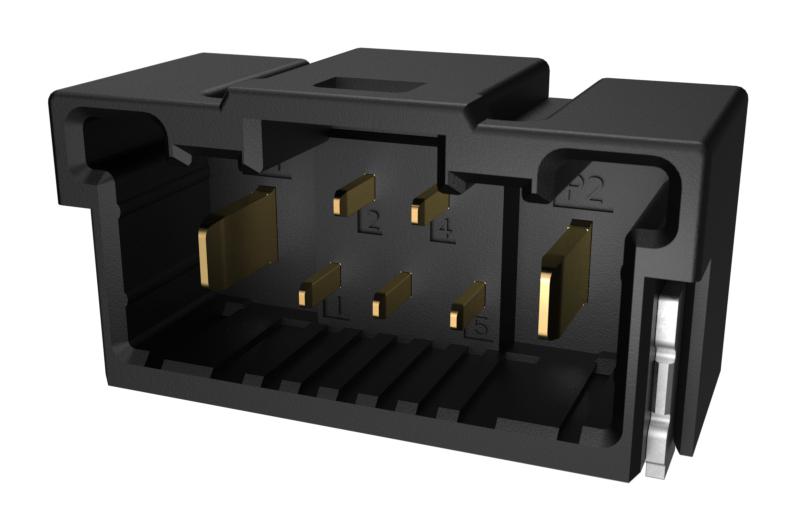 Amphenol Communications Solutions 10162688-205202Clf Connector, R/a Header, 5S+2P, Pcb