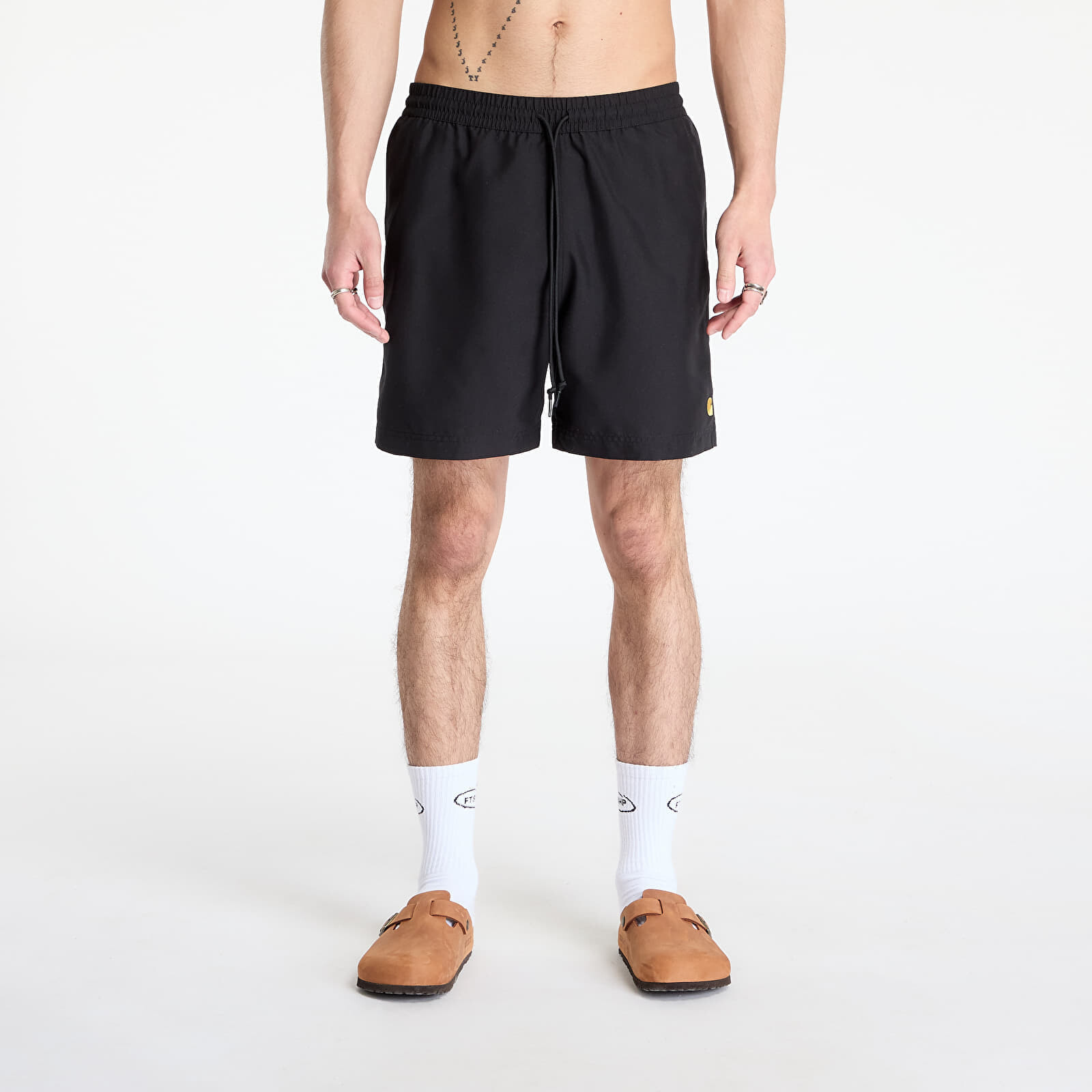 Swimsuits Carhartt WIP Chase Swim Trunks Black/ Gold XS