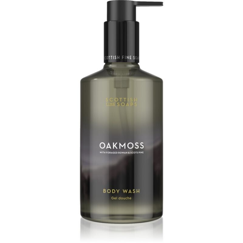 Scottish Fine Soaps Oakmoss shower gel with pump 300 ml