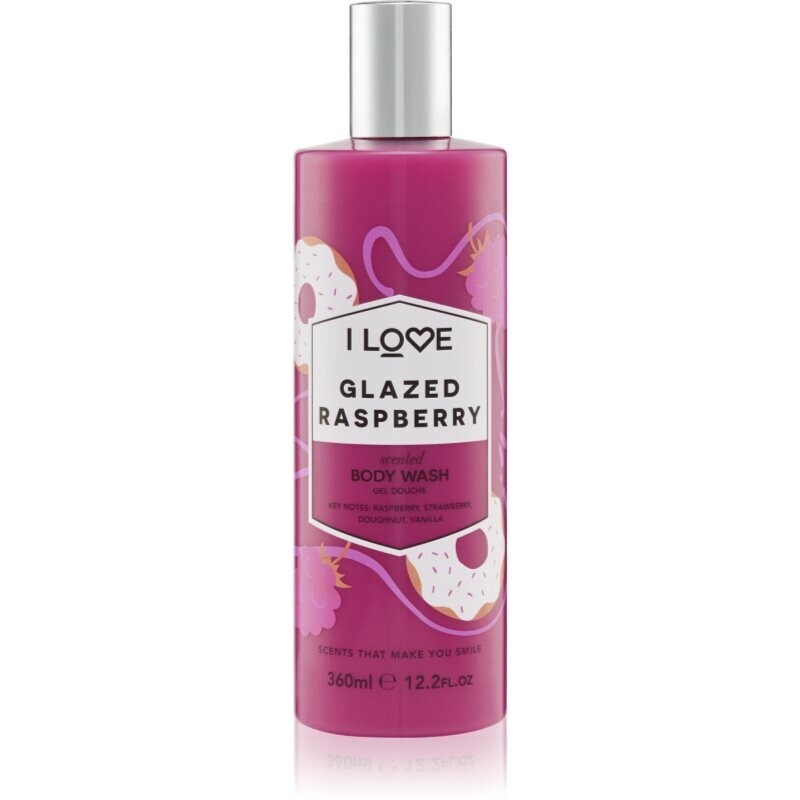 I Love Glazed Raspberry shower gel 350 ml