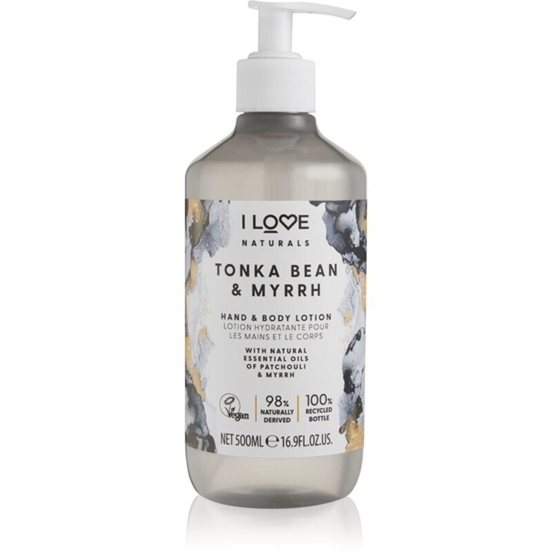 I Love Naturals Tonka Bean & Myrrh body lotion 500 ml