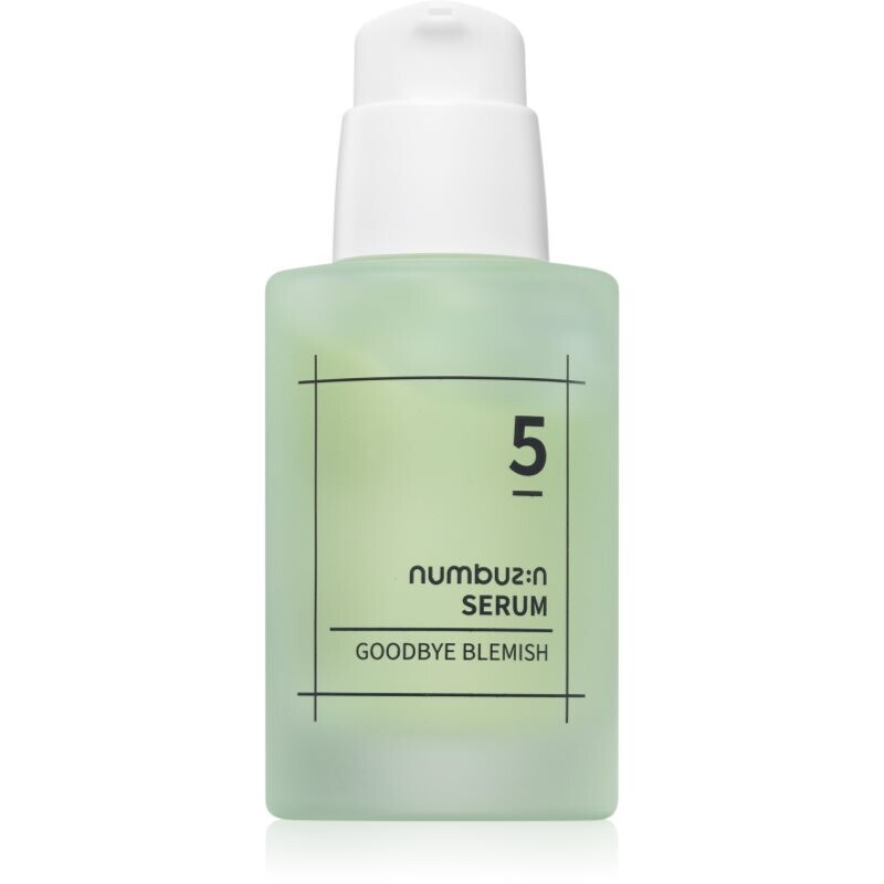 Numbuzin No. 5 Goodbye Blemish Serum intense revitalising serum to treat skin imperfections 50 ml