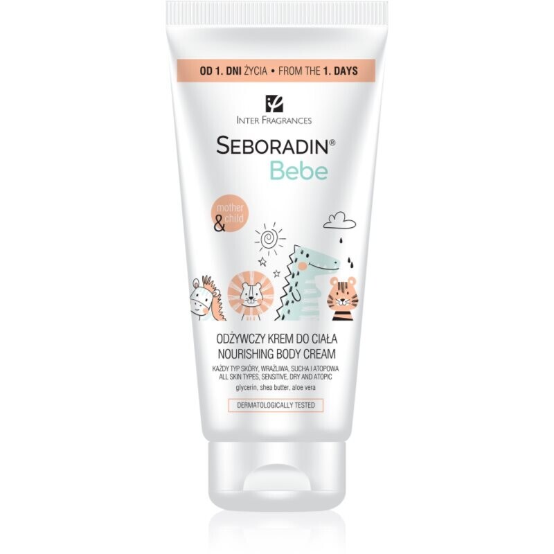 Seboradin Bebe nourishing body cream for children 200 ml