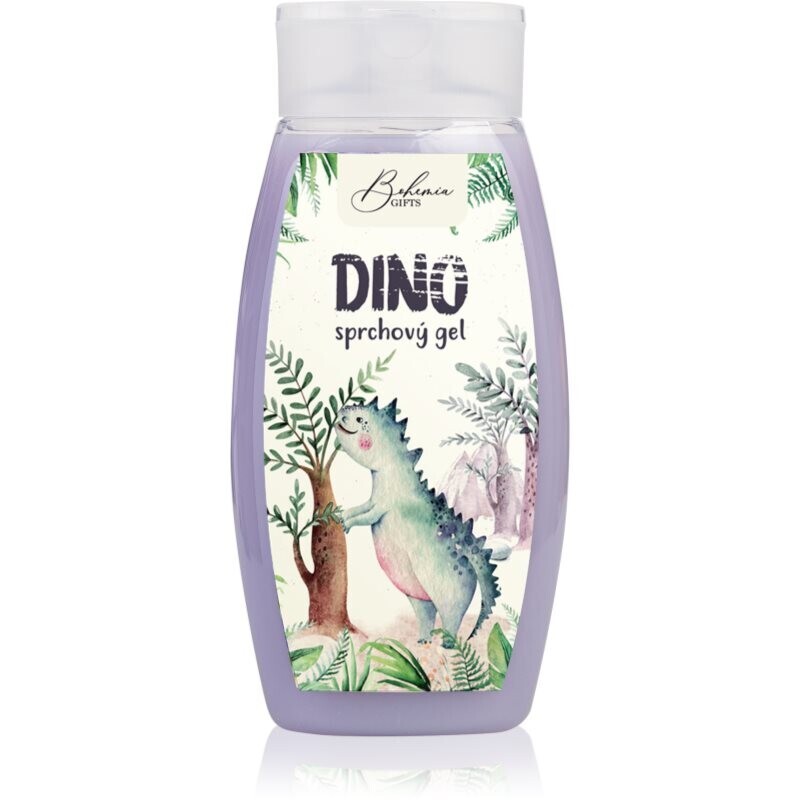 Bohemia Gifts & Cosmetics Dino Blueberry shower gel for children 250 ml