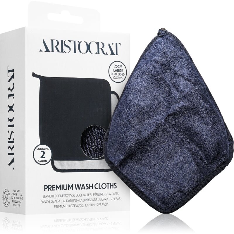 Aristocrat Premium Grooming Wash Cloths towel for the face 2 pc