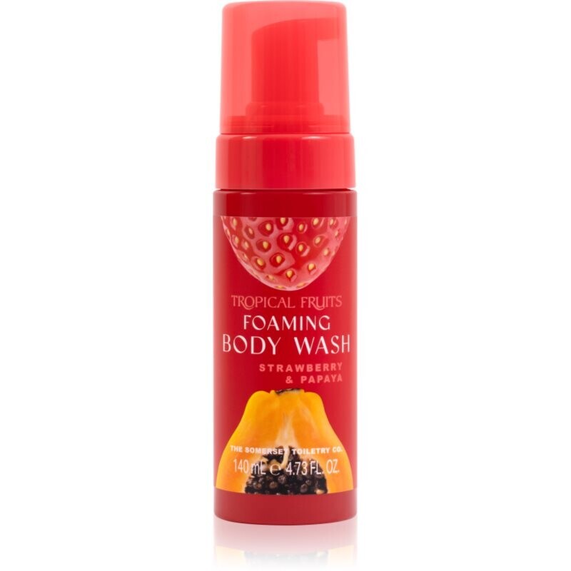 The Somerset Toiletry Co. Tropical Fruits Strawberry & Papaya washing foam for the body 140 ml