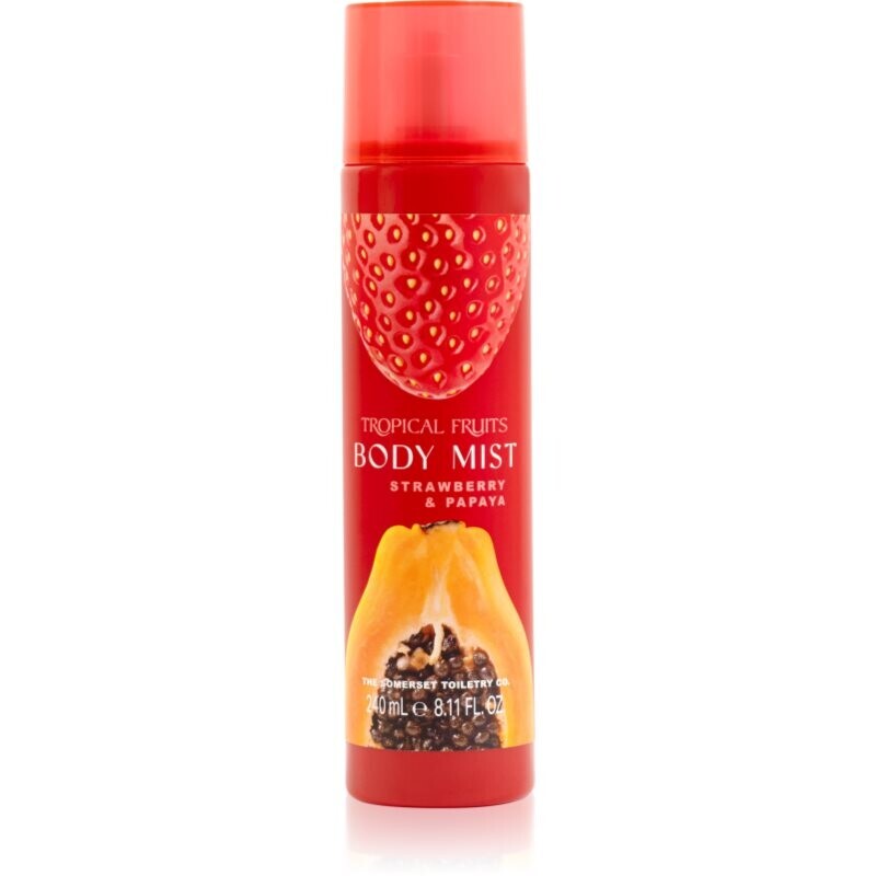 The Somerset Toiletry Co. Tropical Fruits Strawberry & Papaya body mist for body and hair 240 ml