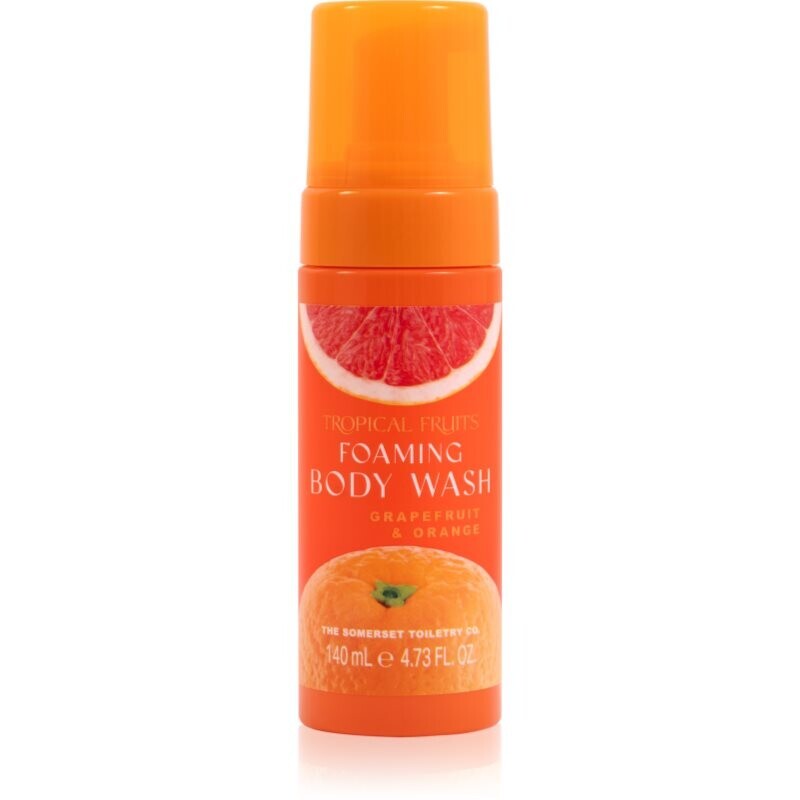The Somerset Toiletry Co. Tropical Fruits Grapefruit & Orange washing foam for the body 140 ml