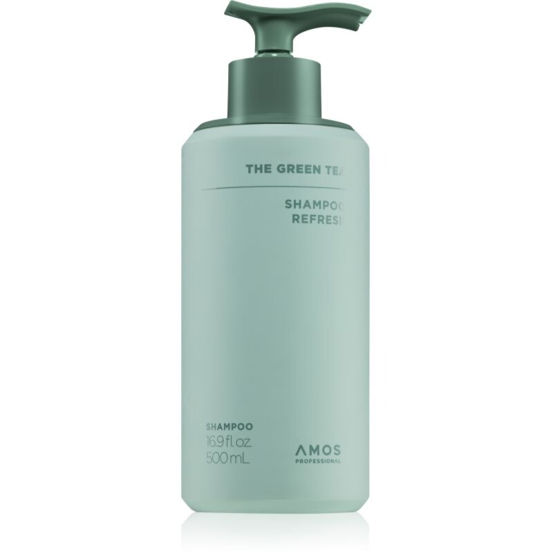 AMOS PROFESSIONAL The Green Tea Shampoo Refresh anti-hair loss shampoo for normal to dry scalp 500 ml