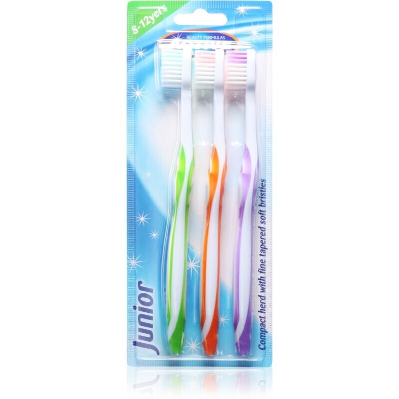 Beauty Formulas Junior toothbrushes for children 3 pc