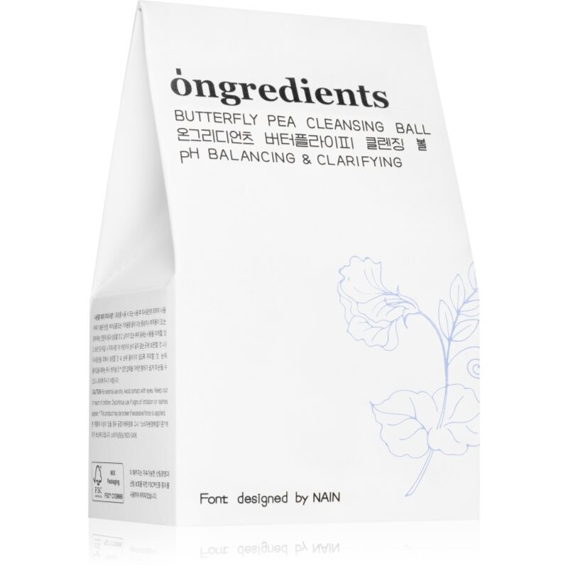 Ongredients Butterfly Pea Cleansing Ball cleansing face soap with antioxidant effect 110 g