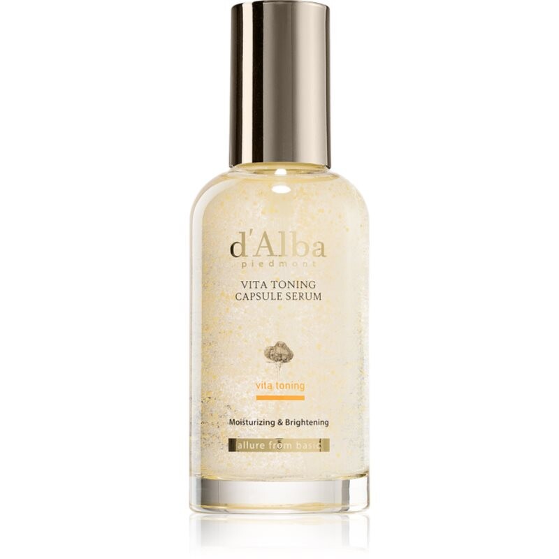 d'Alba Vita Toning Capsule Serum brightening face serum for pigment spot correction 100 ml