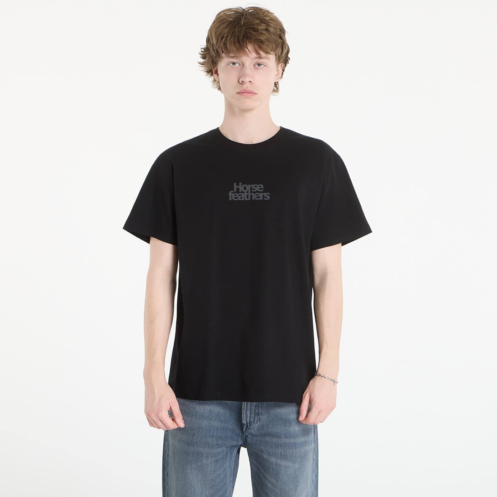T-shirt Horsefeathers Strict T-Shirt Black L