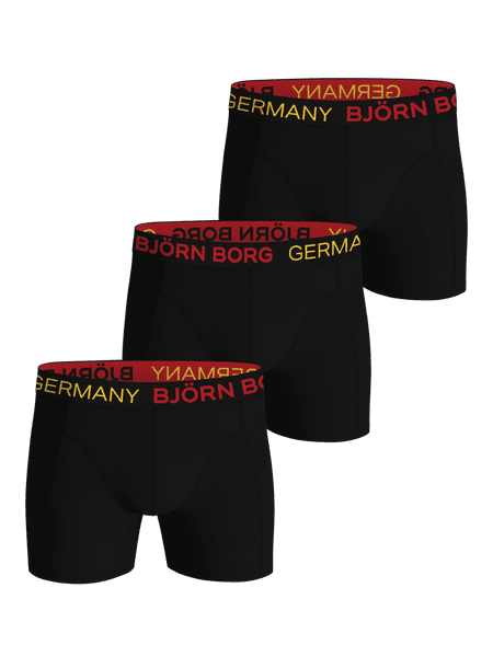 Björn Borg Cotton Stretch Boxers Germany 3-pack Black, L