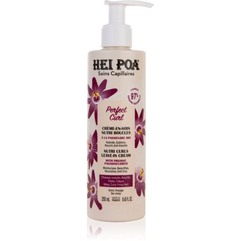 Hei Poa Perfect Curl leave-in cream for wavy and curly hair 250 ml