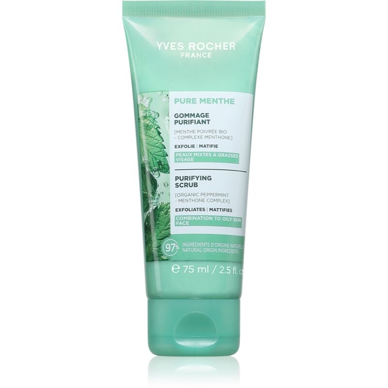 Yves Rocher Pure Menthe cleansing scrub 75 ml
