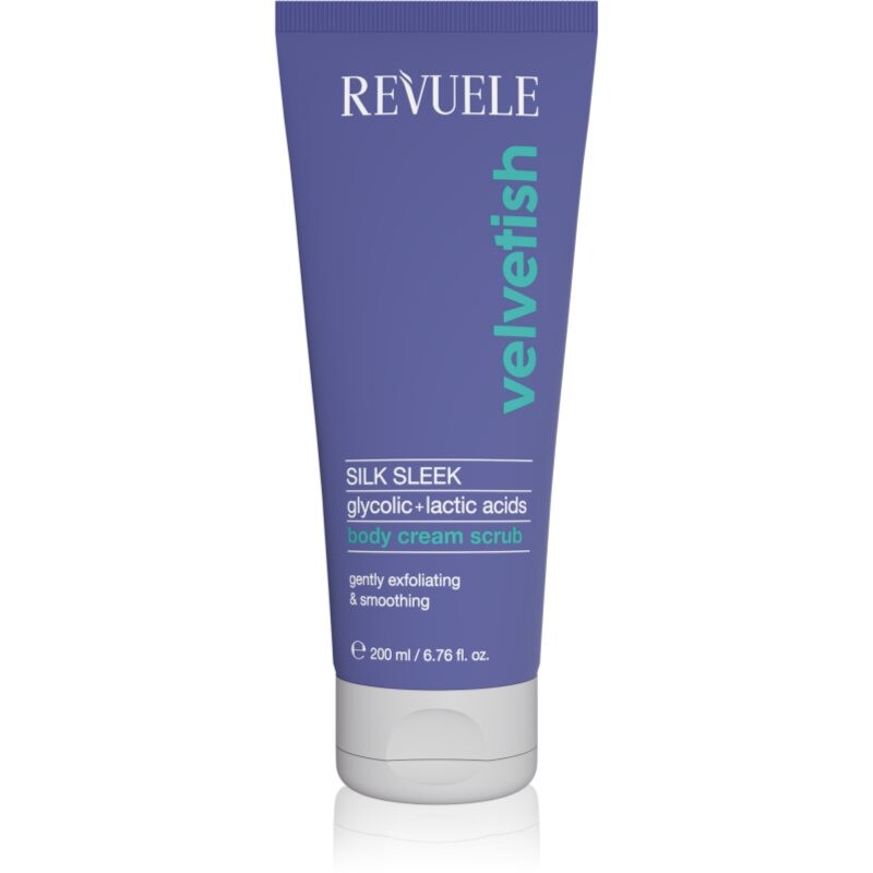 Revuele Velvetish Sleek Body Body Cream Scrub gentle body scrub with smoothing effect 200 ml