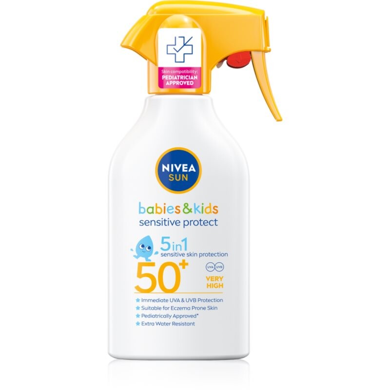 NIVEA SUN Babies & Kids children’s sun spray for sensitive skin SPF 50+ 250 ml